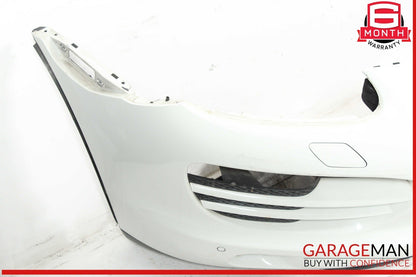 11-14 Porsche Cayenne 958 Front Bumper Cover Assembly White OEM