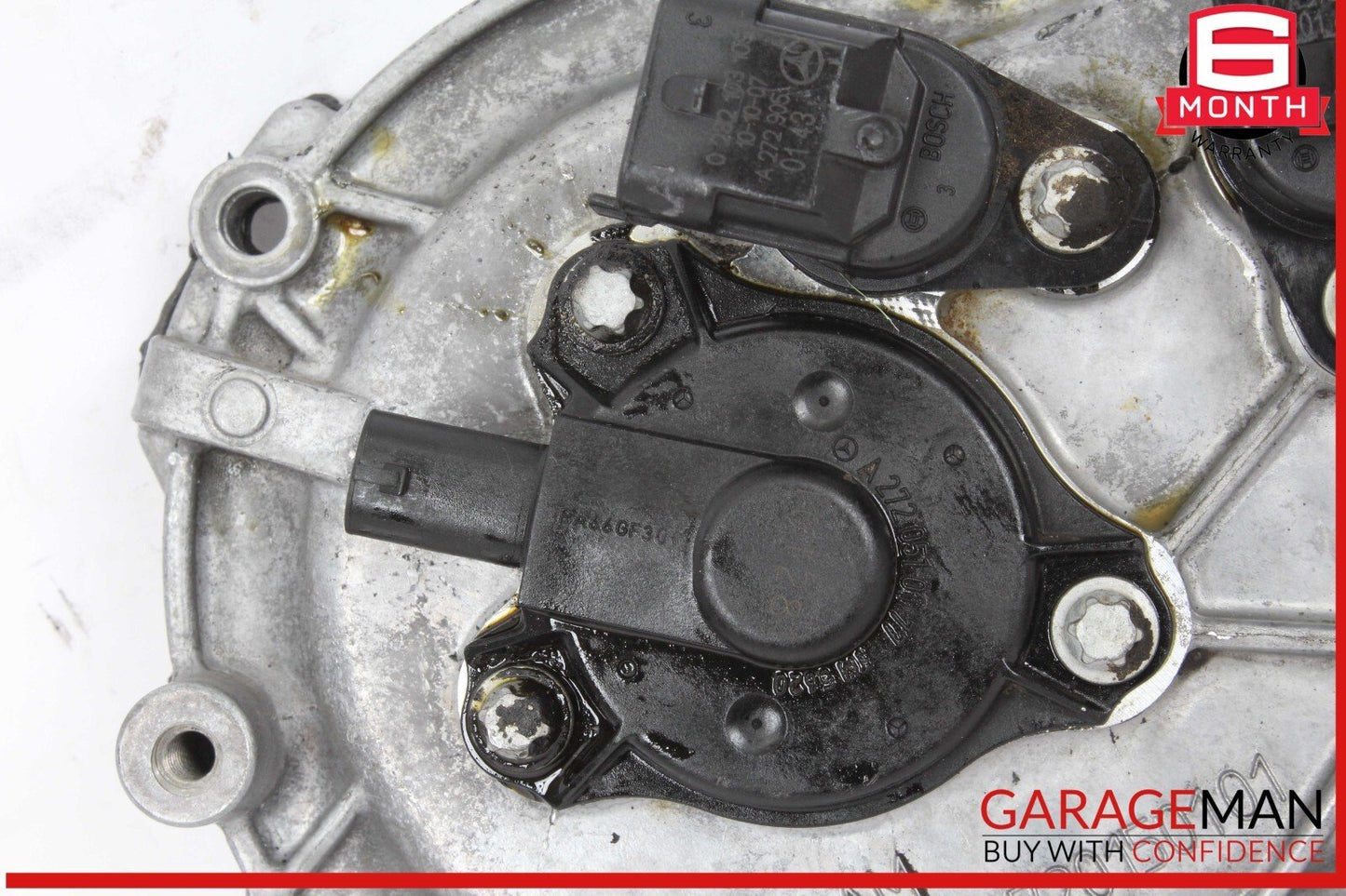 Mercedes W212 E350 Wagon S550 Front Right Engine Timing Chain Cover Plate OEM