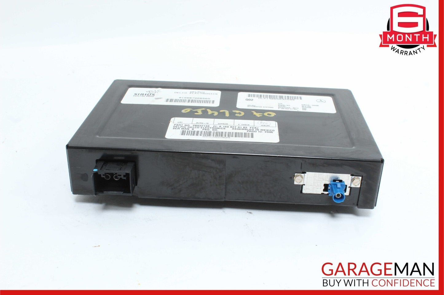 03-09 Mercedes X164 GL450 4Matic ML350 Sirius Satellite Radio Receiver OEM