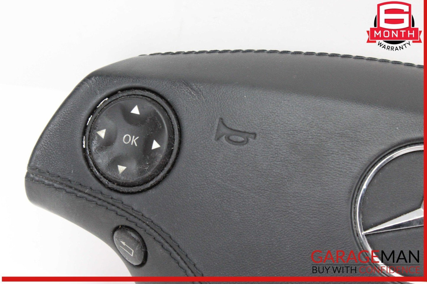 07-10 Mercedes W221 S550 CL550 Steering Wheel Airbag Air Bag Black OEM