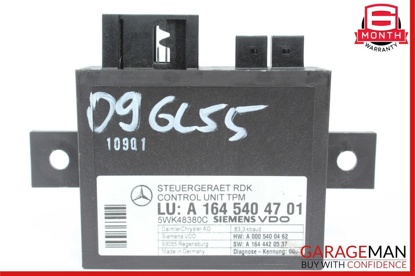 06-13 Mercedes X164 GL550 4MATIC TPMS Tire Pressure Control Module Unit OEM