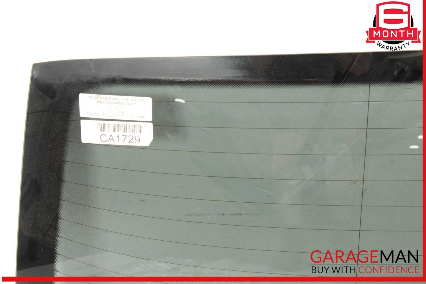 09-17 Audi Q5 SQ5 Rear Windshield Window Glass OEM