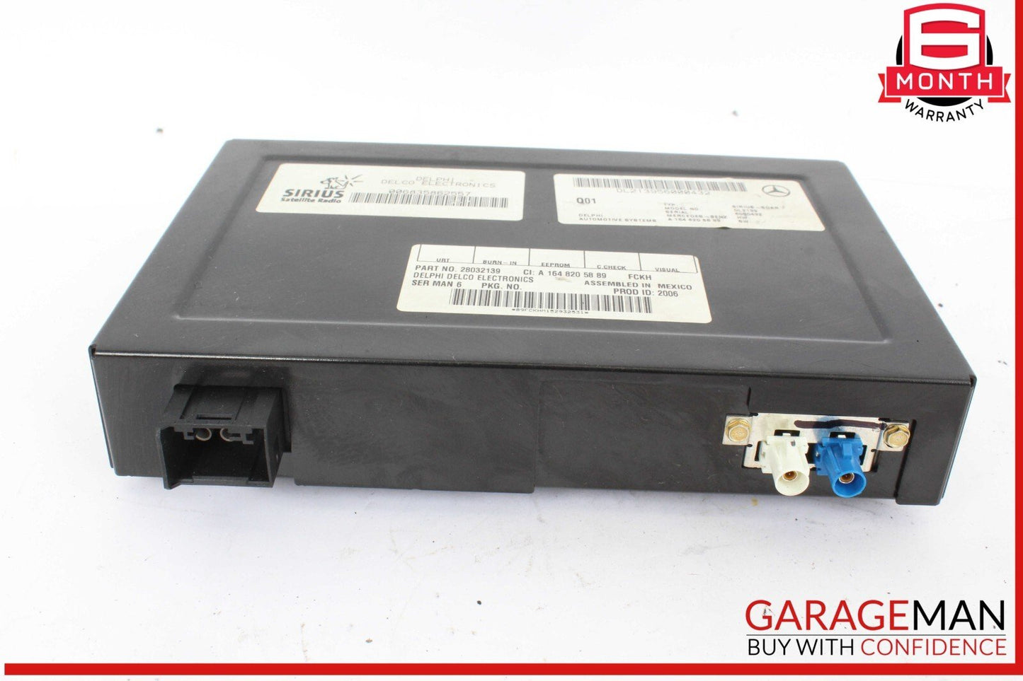 03-11 Mercedes W251 R500 4MATIC Sirius Satellite Radio Receiver 1648205889 OEM