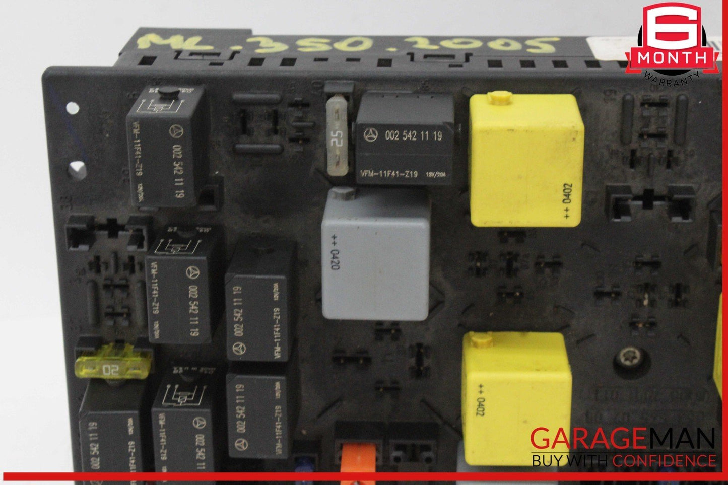 98-05 Mercedes W163 ML350 ML55 AMG Main Fuse Box Relay Module 1635450205 OEM