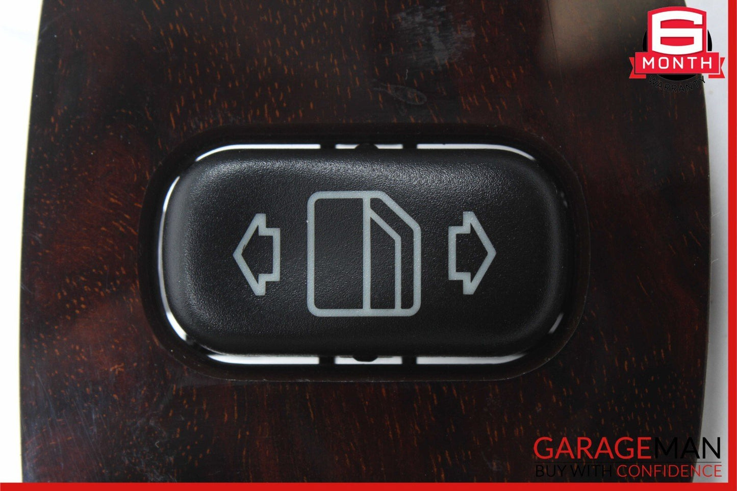 96-99 Mercedes W210 E300 Rear Right Passenger Side Window Switch Trim Cover Wood