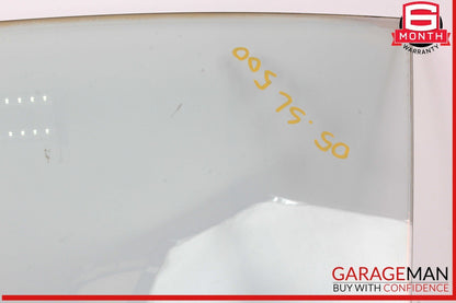 03-12 Mercedes R230 SL500 SL55 AMG Front Left Driver Side Door Window Glass OEM