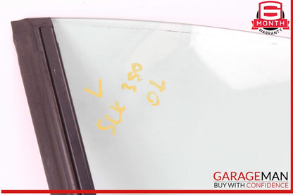 05-11 Mercedes R171 SLK350 Rear Left Side Door Quarter Window Glass OEM
