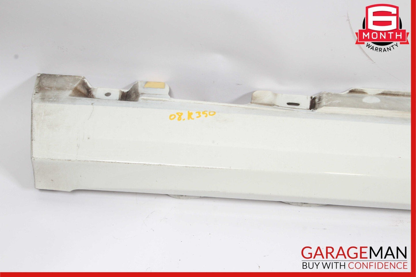 06-13 Mercedes W251 R350 Left Side Rocker Skirt Molding Panel Calcite White