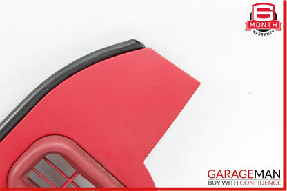 14-18 Maserati Quattroporte Front Left Dashboard Dash End Cover Trim Panel Red