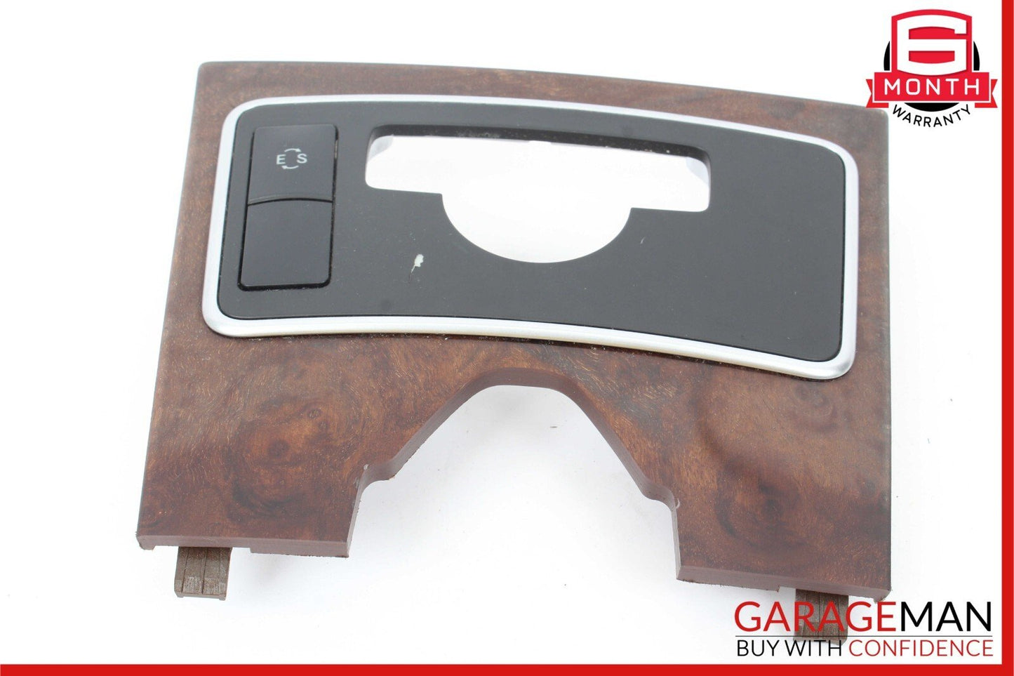 10-13 Mercedes W212 E350 E550 Center Console Climate Control Switch Panel Wood