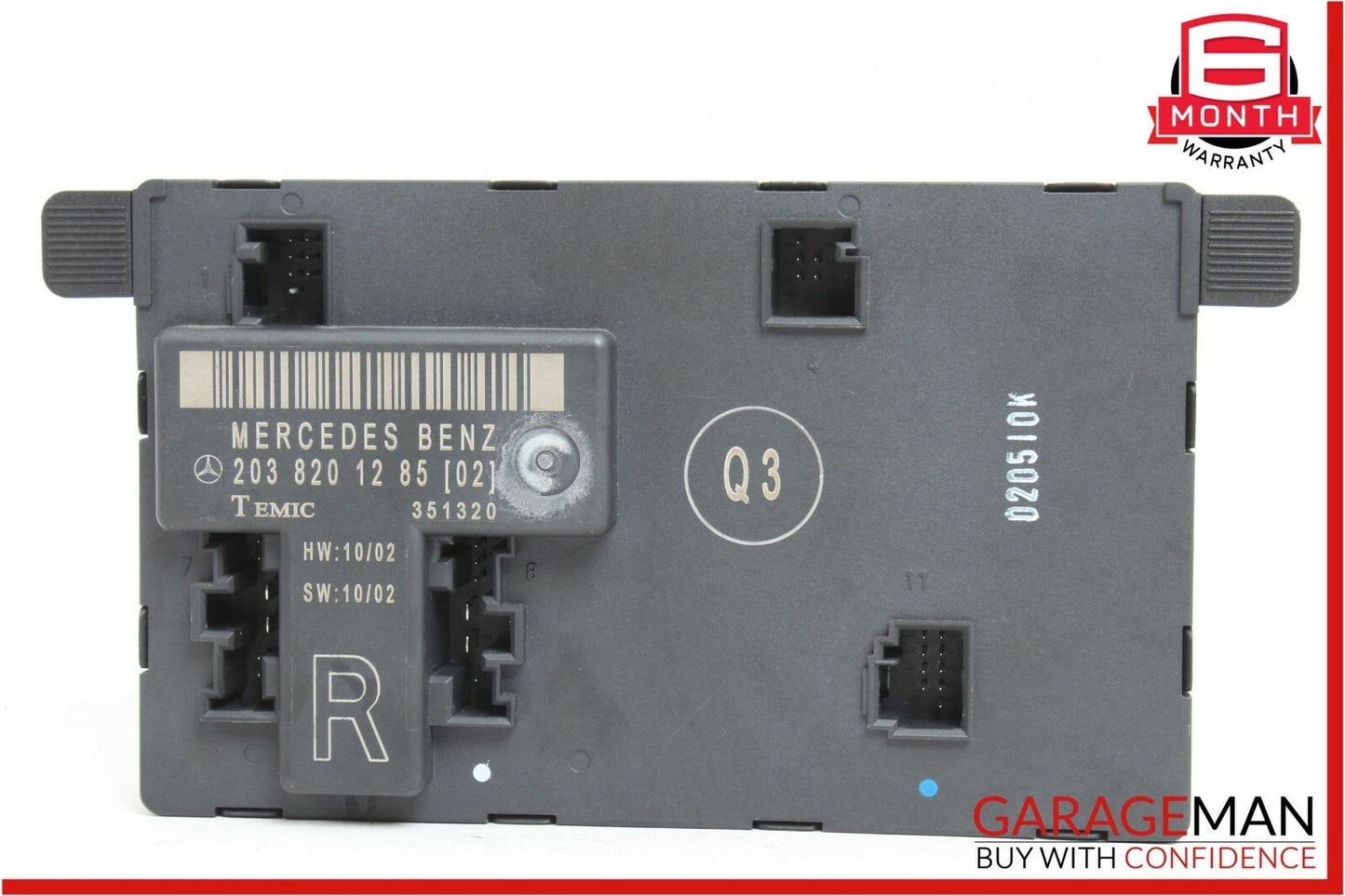 01-07 Mercedes W203 C230 C320 Front Right Passenger Side Door Controller Module