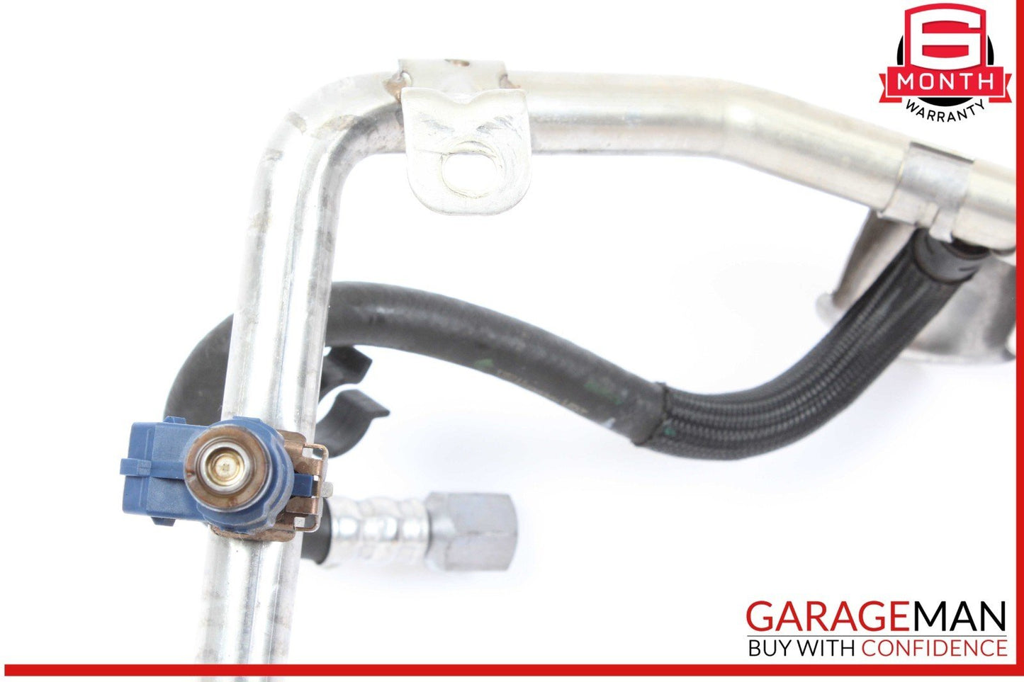 03-06 Porsche Cayenne 955 Fuel Injection Rail Fuel Pipe w/ Injectors OEM
