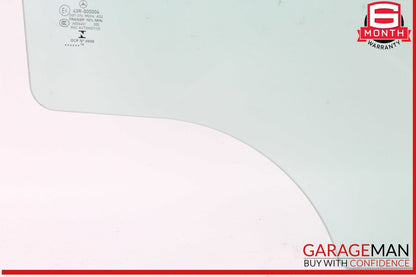 15-21 Mercedes W205 C300 C400 Rear Right Side Door Window Glass OEM