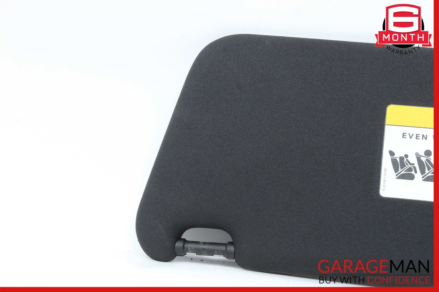 08-14 Mercedes W204 C300 4MATIC Front Right Side Sun Visor Sunvisor Shade Black