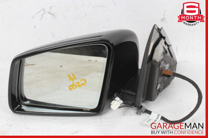 12-14 Mercedes W204 C250 C350 Front Left Side Mirror Rear View Door Black