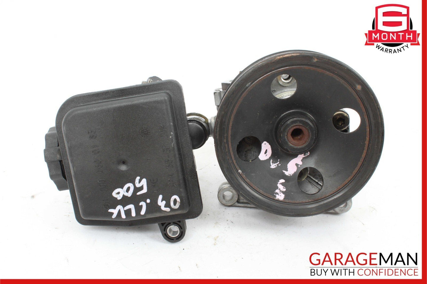 01-10 Mercedes W209 CLK500 C240 Power Steering Pump Reservoir Assembly
