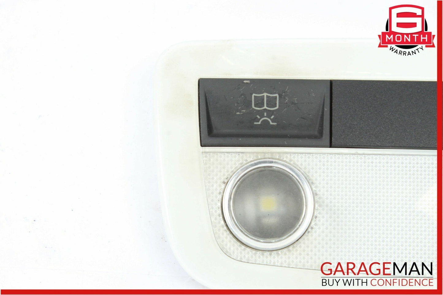 08-14 Mercedes W204 C300 Rear Overhead Dome Light Lamp Reading Map Black