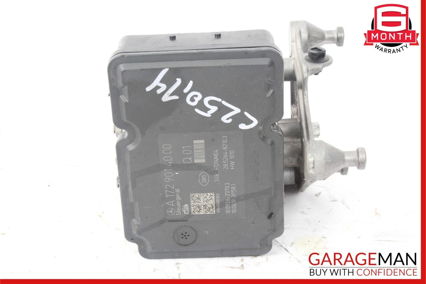 12-14 Mercedes W204 C250 GLK350 ABS Anti Lock Pump Brake Module Unit