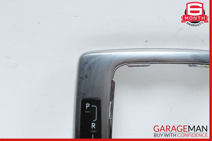 08-14 Mercedes W204 C350 E350 Center Console Shift Shifter Bezel Trim Silver OEM