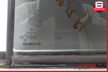 07-13 Mercedes W221 S400 S63 AMG Quarter Window Glass Rear Left Driver Side OEM