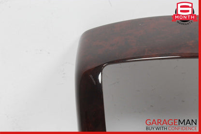 07-13 Mercedes W221 S550 S63 AMG Center Console Rear AC Control Trim Bezel Wood
