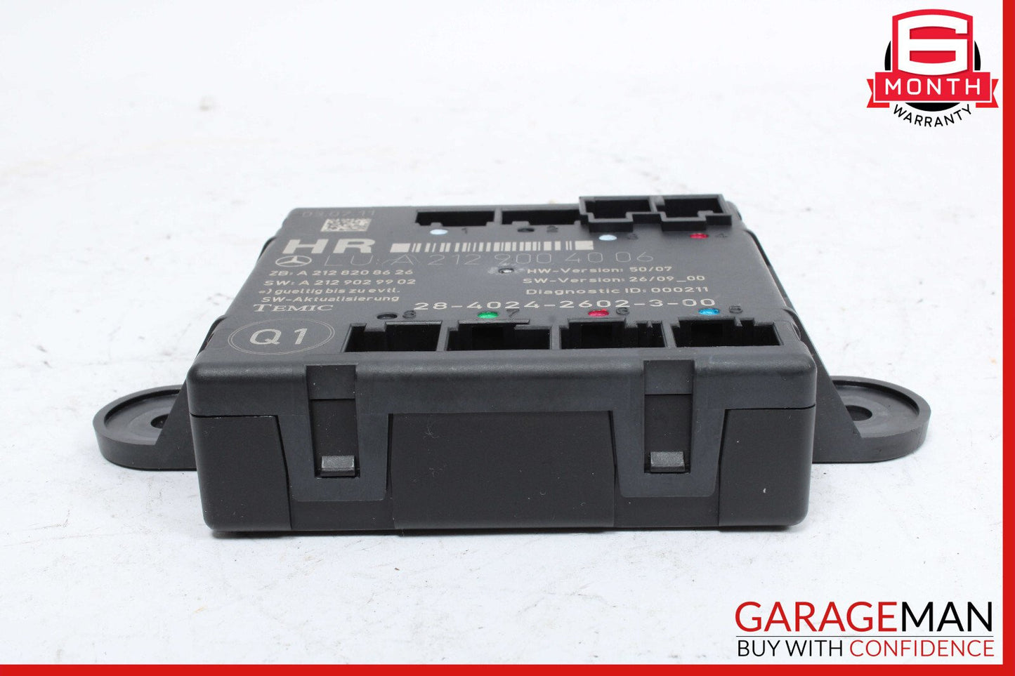 08-18 Mercedes X204 GLK350 C300 C350 Rear Right Side Door Control Module OEM
