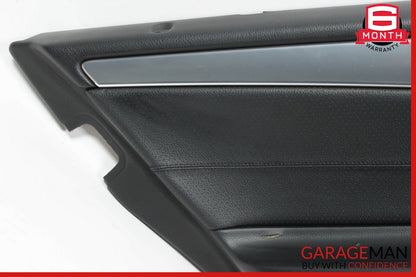 05-07 Mercedes W203 C230 C280 Sedan Rear Left Interior Door Panel Cover Black