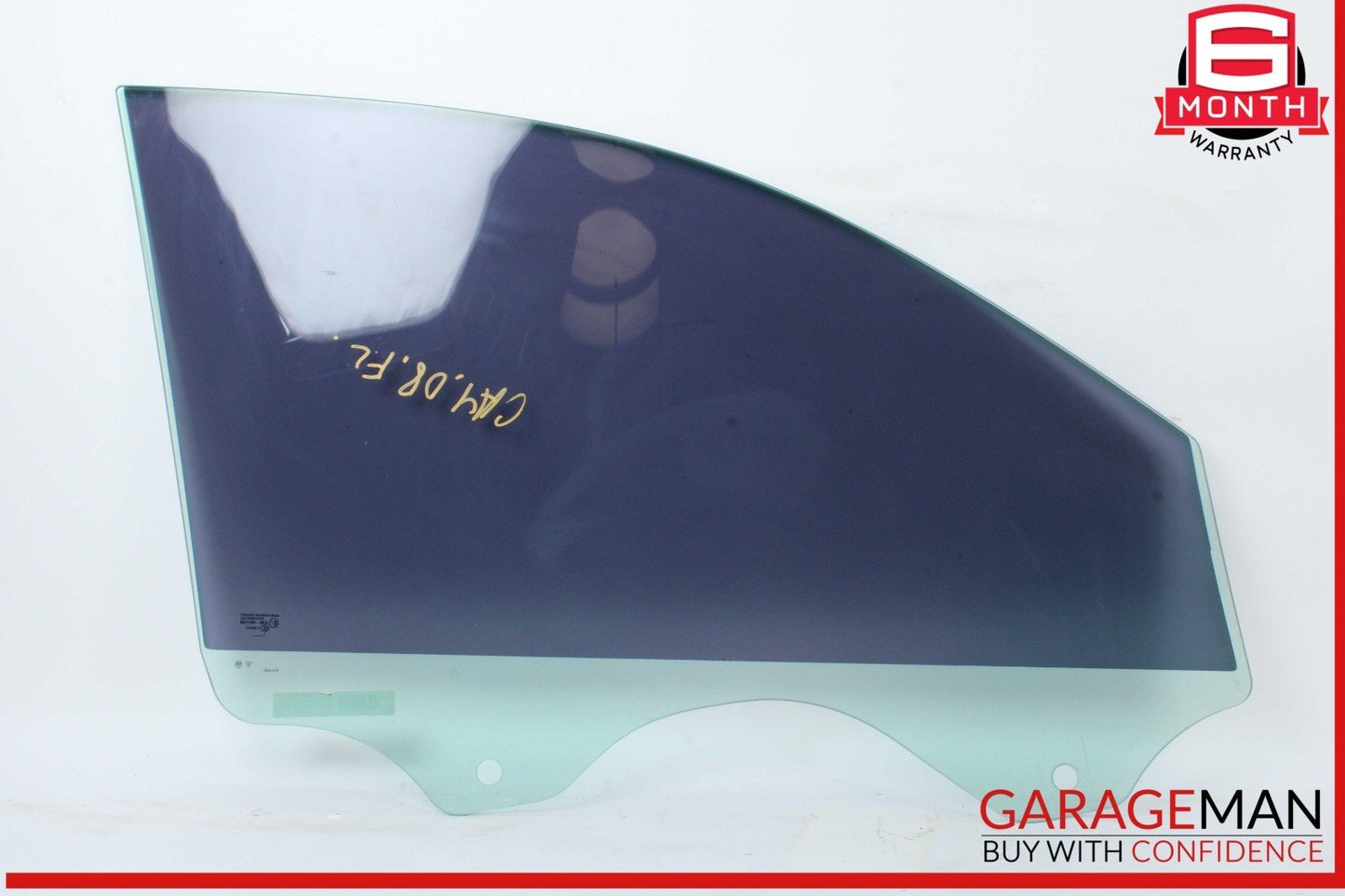 03-10 Porsche Cayenne 955 957 Front Left Side Door Window Auto Glass OEM