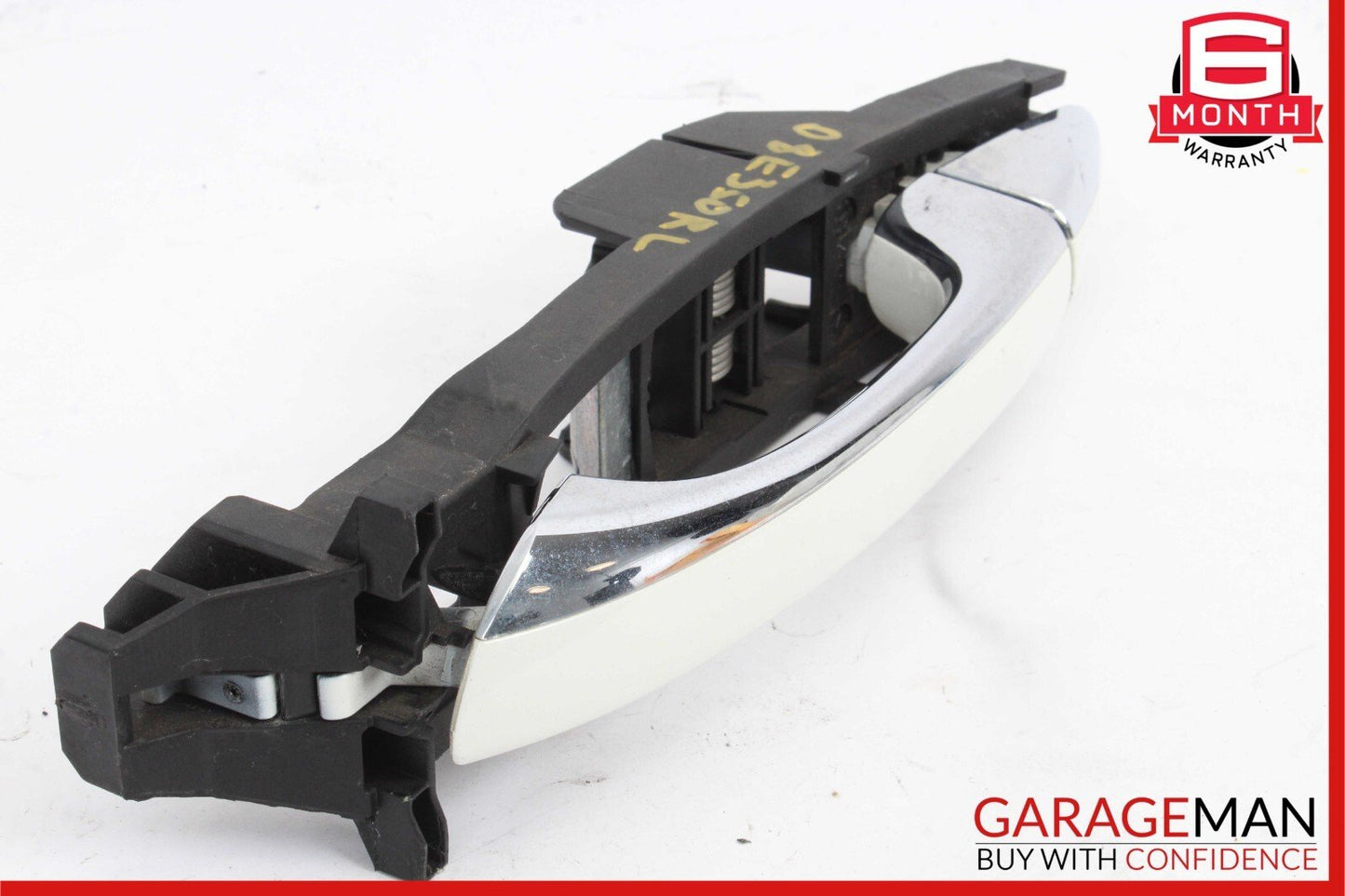 03-09 Mercedes W211 E350 Rear Left Exterior Door Handle Assembly Calcite White