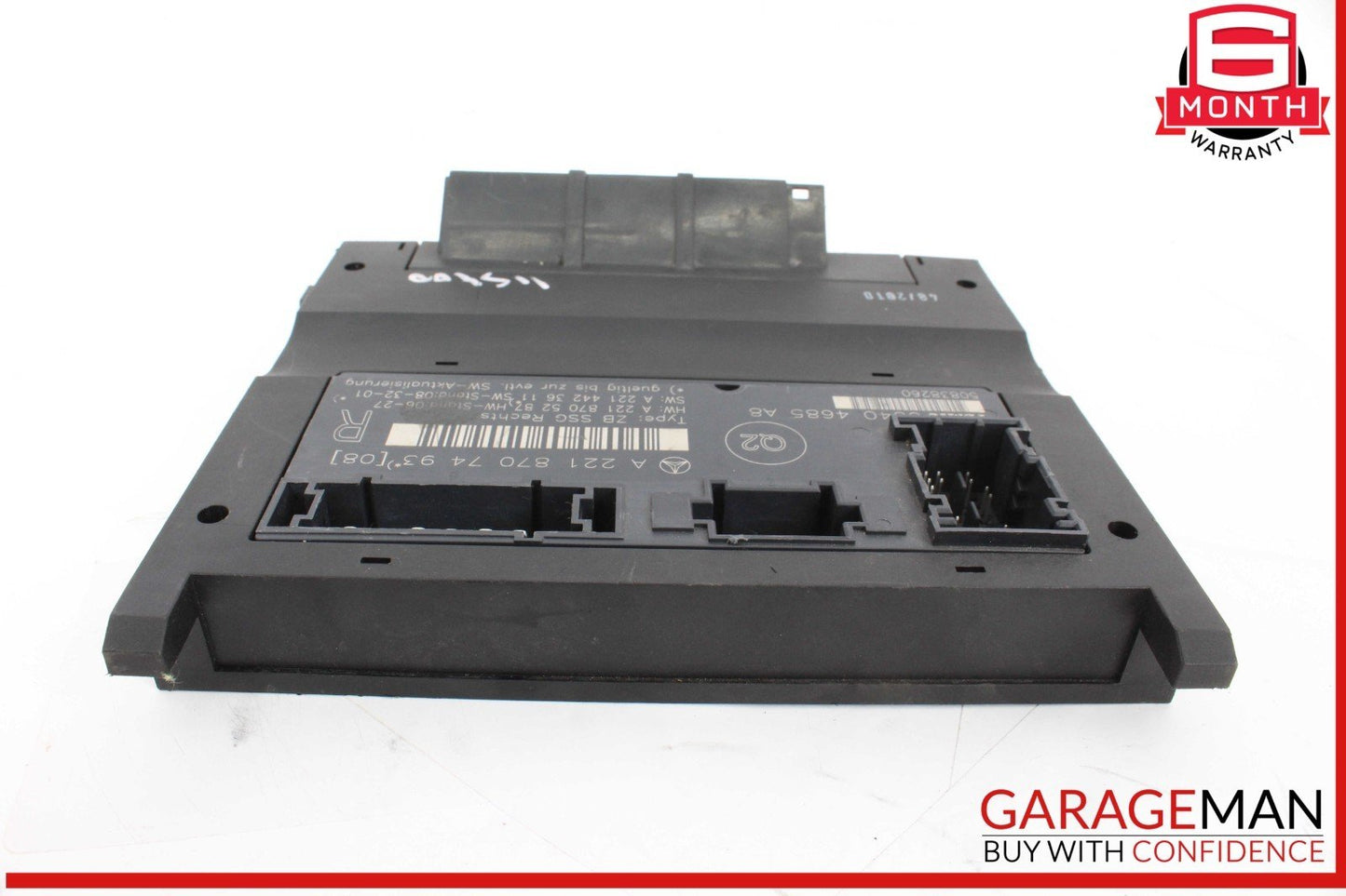 07-13 Mercedes W221 S400 Hybrid Front Right Under Seat Control Module 2218707493