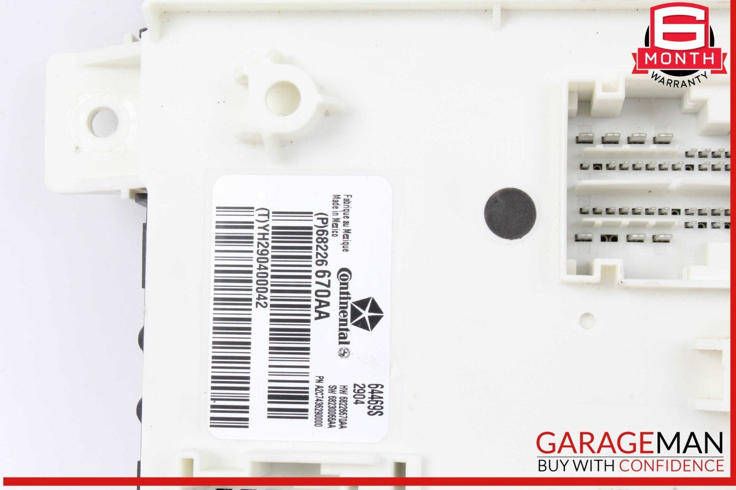 14-17 Maserati Quattroporte S BCM Body Computer Control Module Unit 68226670AA