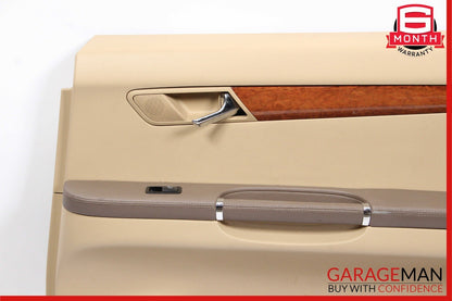 06-10 Mercedes W251 R350 Rear Right Passenger Side Interior Door Panel Brown OEM