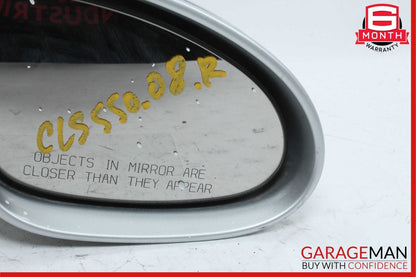 06-08 Mercedes W219 CLS550 Front Right Passenger Side Door Mirror Rear View OEM