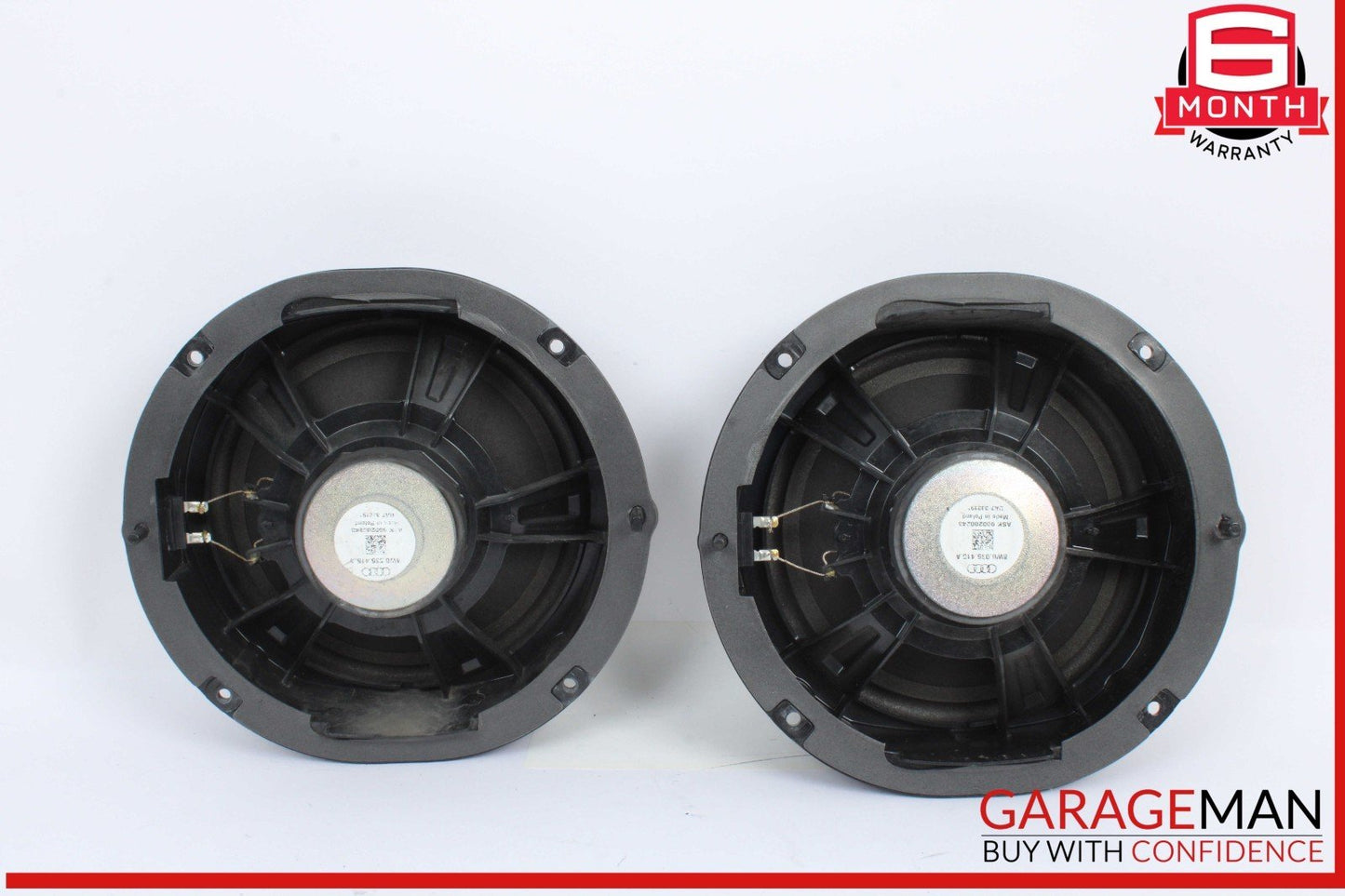 17-24 Audi S5 A4 Front Right & Left Side Door Panel Audio Speaker Speakers Set