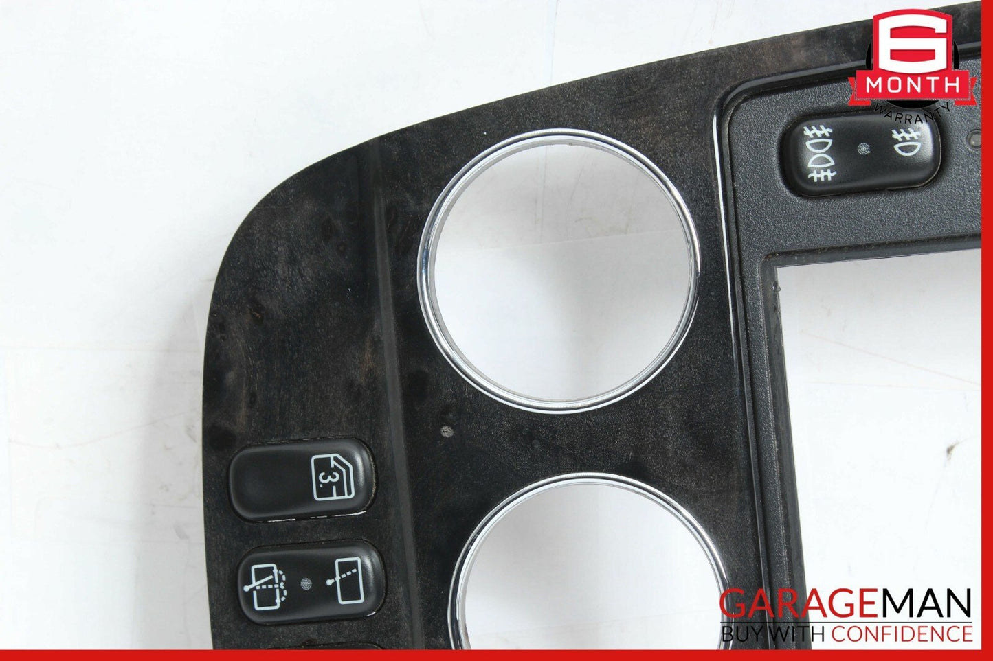 02-05 Mercedes W163 ML320 ML350 ML500 Center Console Switch Trim Bezel Black OEM
