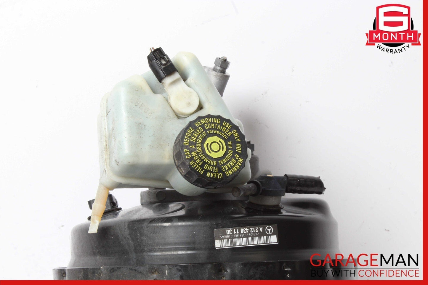 08-14 Mercedes W212 E350 CLS550 Power Brake Booster Master Cylinder Reservoir