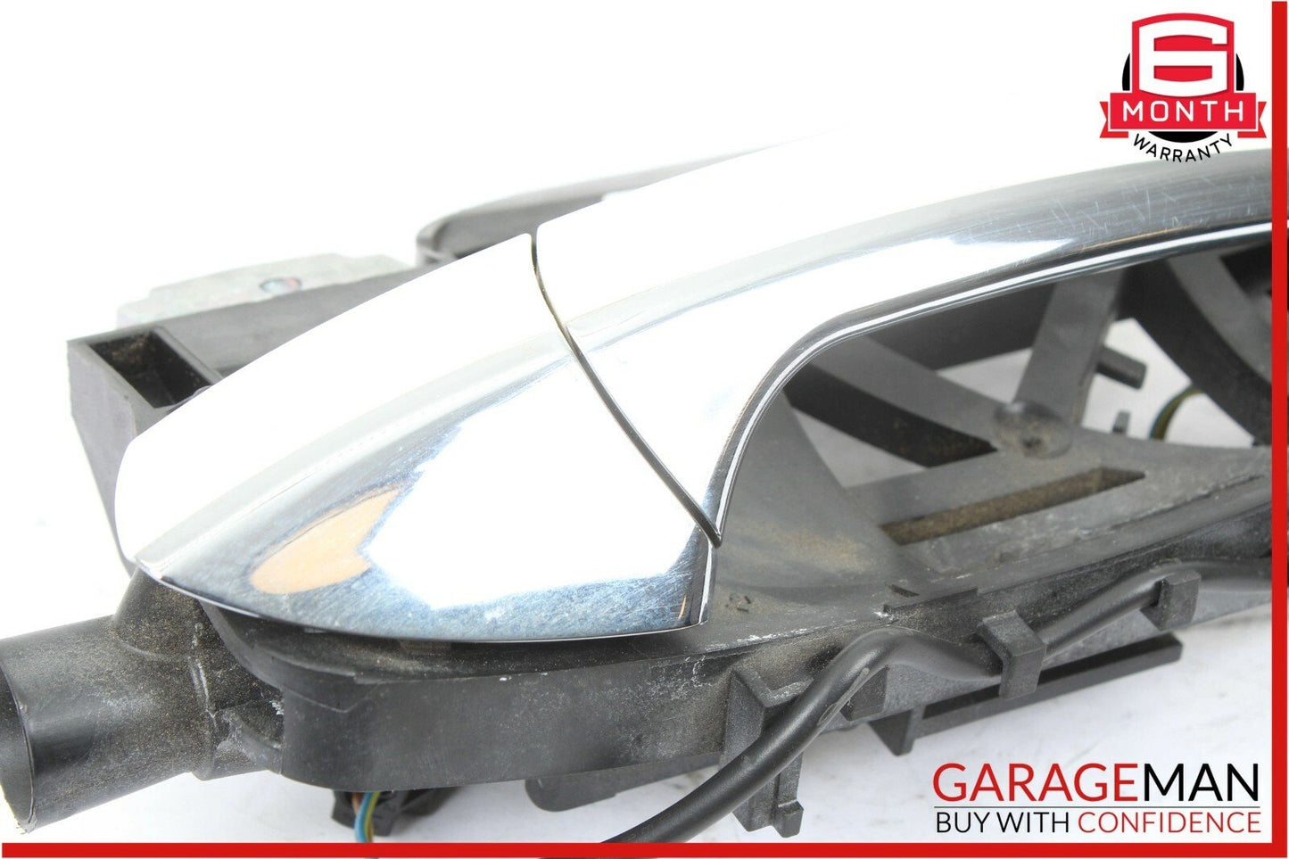 07-13 Mercedes W221 S550 Rear Left Side Exterior Door Handle Keyless Go White