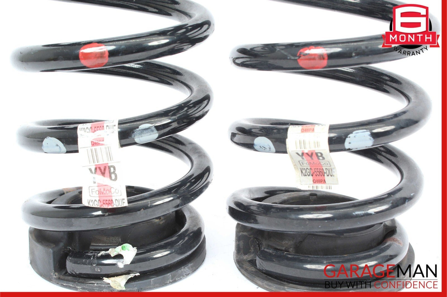 19-21 Lincoln Nautilus Rear Right & Left Side Shock Absorber Coil Spring Set OEM