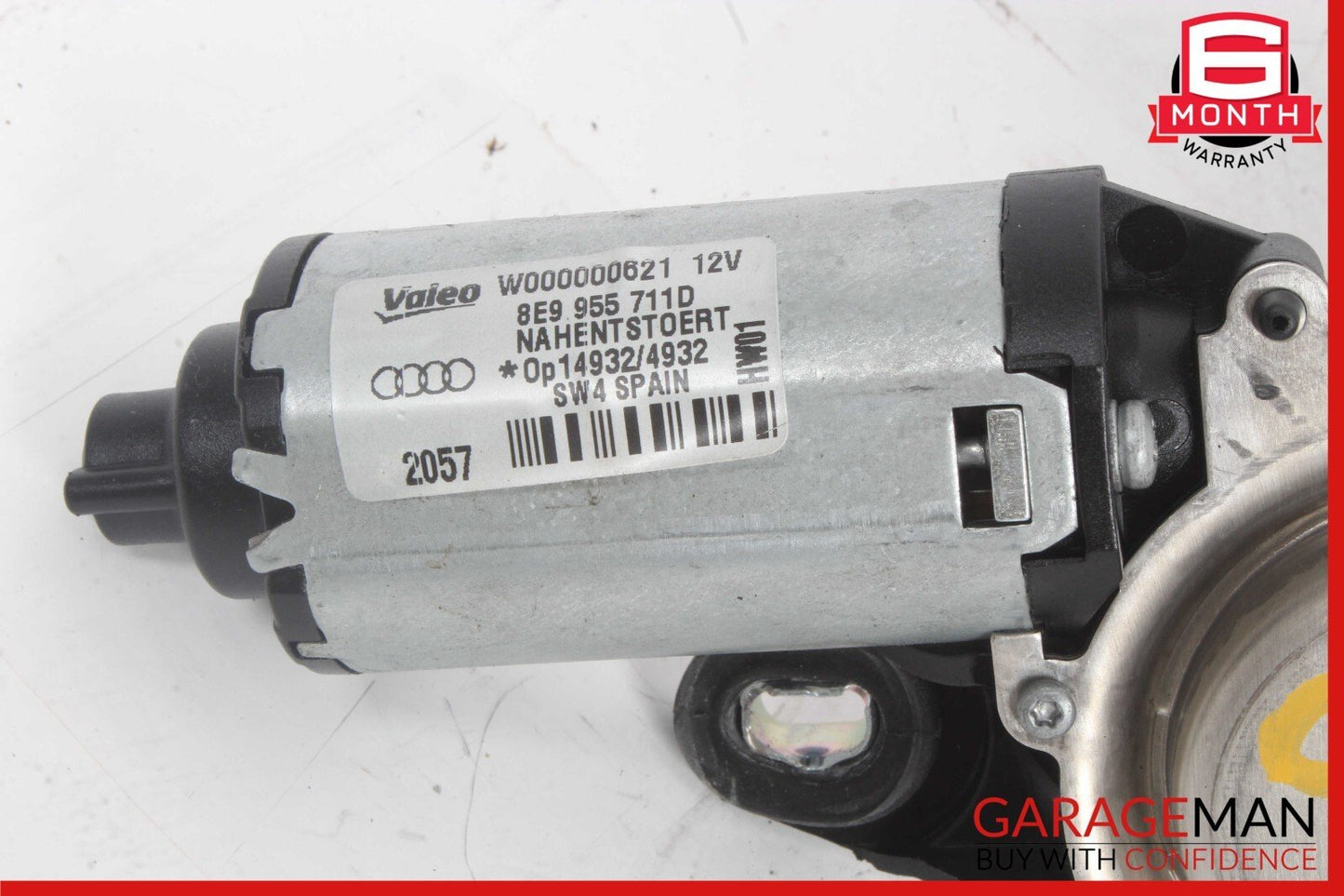 07-09 Audi Q7 4L Rear Trunk Lid / Hatch Windshield Wiper Motor 8E9955711D OEM