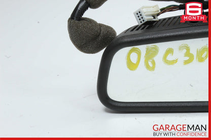 08-11 Mercedes W204 C300 C250 Interior Rear View Mirror Black 2048100517 OEM