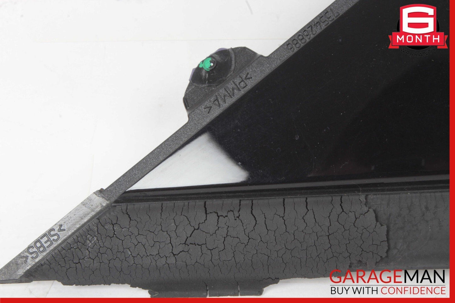 12-17 Fiat 500 Front Right Passenger Side Door Mirror Cover Trim OEM