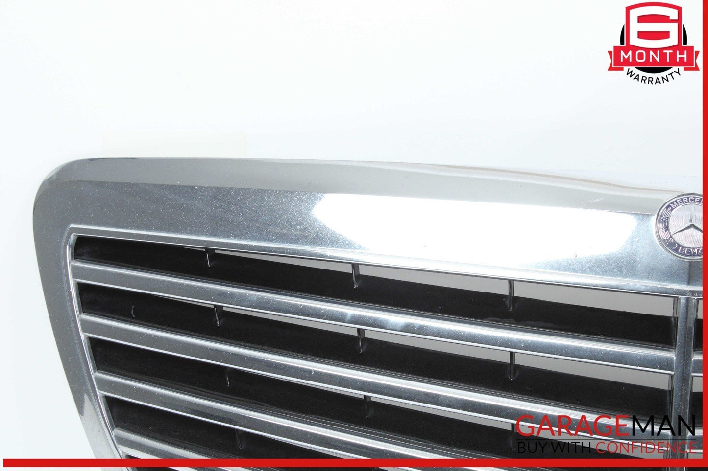 10-13 Mercedes W221 S550 S63 AMG Front Hood Radiator Grill Grille Trim Cover OEM