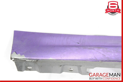 13-19 BMW 640i F06 Left Driver Side Rocker Skirt Molding Trim Panel Purple OEM
