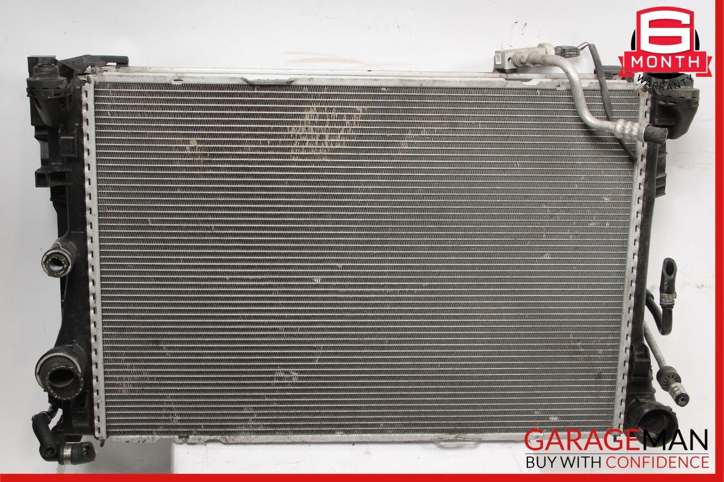 08-14 Mercedes C250 Engine Water Cooling Radiator Condenser Steering Cooler Assy