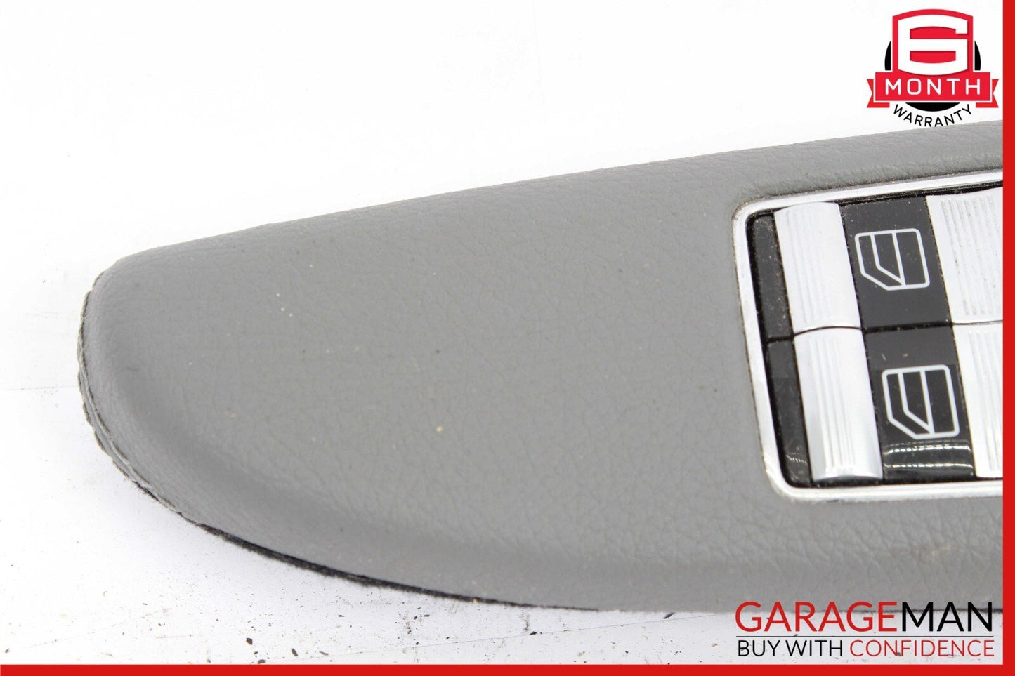 07-13 Mercedes W221 S550 Rear Left Side Door Window Switch Control Trim Gray OEM