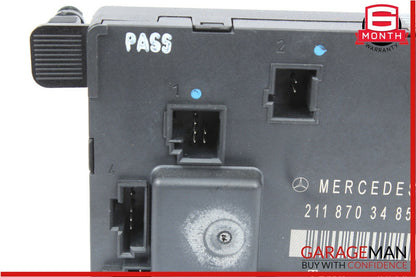 07-09 Mercedes W211 E350 E550 Rear Right Passenger Side Door Control Module OEM