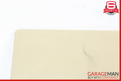 03-06 Mercedes R230 SL500 Rear Left Storage Compartment Box Cover Trim Beige