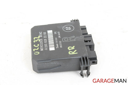 01-07 Mercedes W203 C230 C32 AMG Rear Right Door Control Module 2038202285 Q2