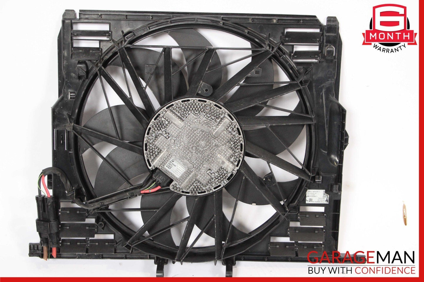 13-19 BMW F06 650i 4.4L Engine Motor Radiator Cooling Fan Shroud Assembly OEM