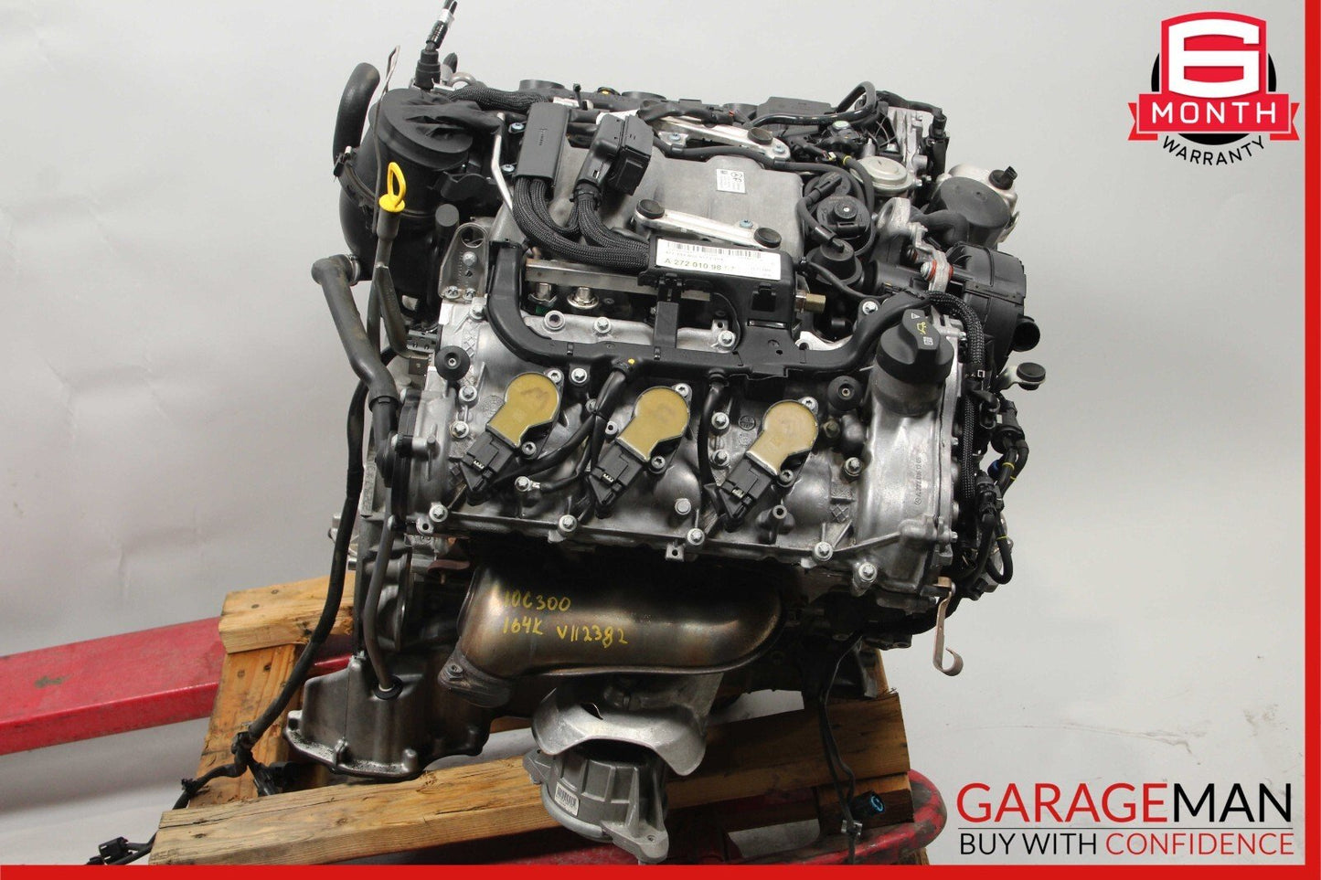 08-11 Mercedes W204 C300 3.0L V6 RWD Engine Motor Block Assembly OEM 164k